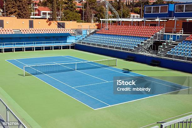Twardy Kort Tenisowy - zdjęcia stockowe i więcej obrazów Tenis - Tenis, Bez ludzi, Boisko