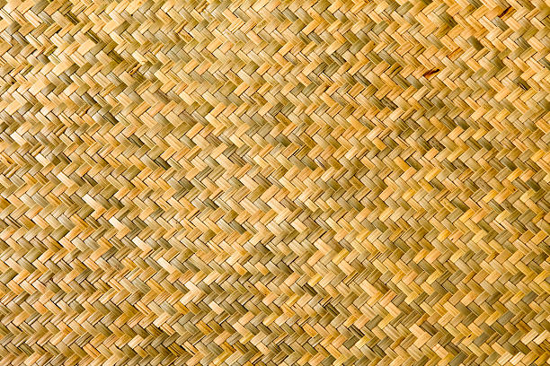 aus bambus xxxl - woven bamboo wicker textured stock-fotos und bilder