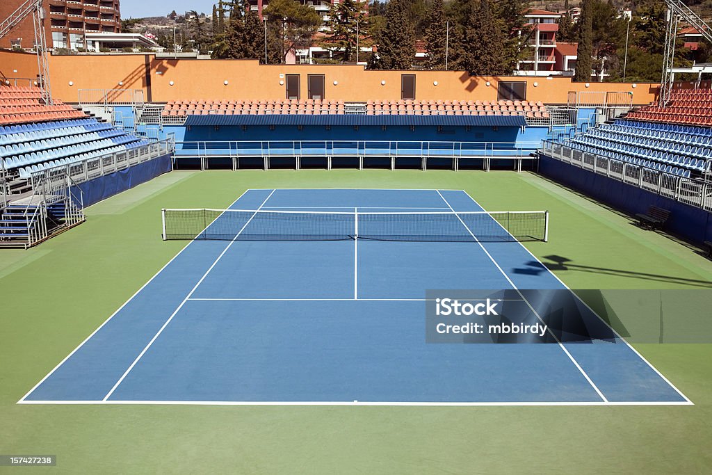 Cancha de tenis - Foto de stock de Tenis libre de derechos