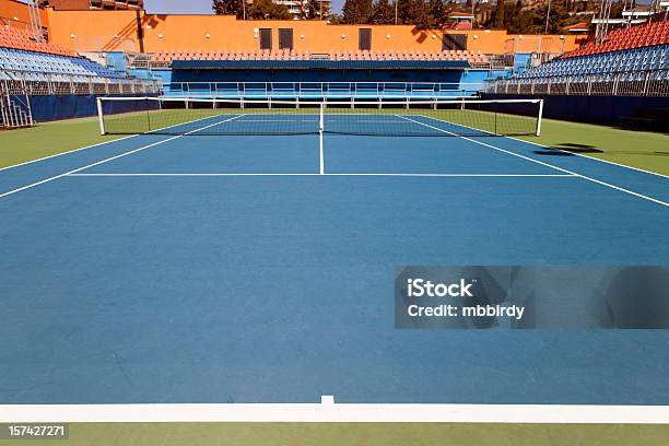 Twardy Kort Tenisowy - zdjęcia stockowe i więcej obrazów Tenis - Tenis, Bez ludzi, Boisko