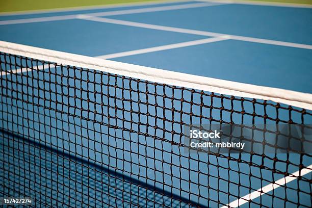 Campo Da Tennis Rigido - Fotografie stock e altre immagini di Tennis - Tennis, Campo in terra battuta, Torneo di tennis WTA Tour