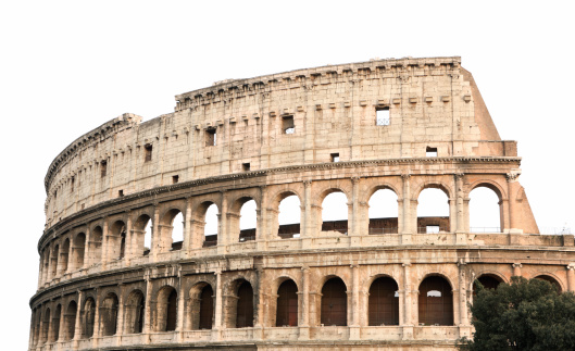 Coliseum -The Flavian Amphitheater in Rome, Italy