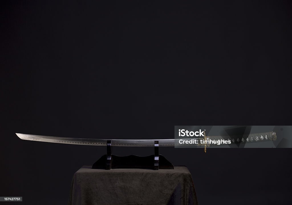 Apresentação do katana - Royalty-free Espada de samurai Foto de stock