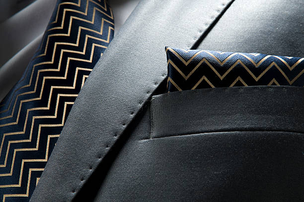 giacca - suit necktie close up gray foto e immagini stock