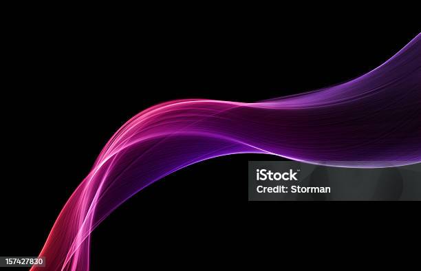 Abtract Smoke Shape In Purple Stock Photo - Download Image Now - Backgrounds, Purple, Black Color