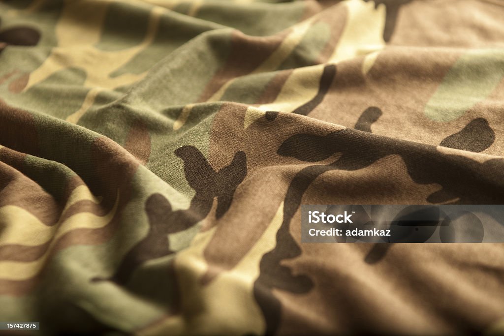 Drapeau américain et camouflage (série - Photo de Tenue de camouflage libre de droits