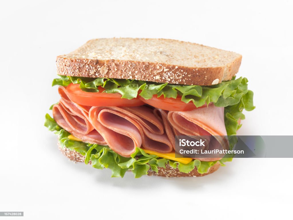 Sandwich mit Schinken - Lizenzfrei Sandwich Stock-Foto