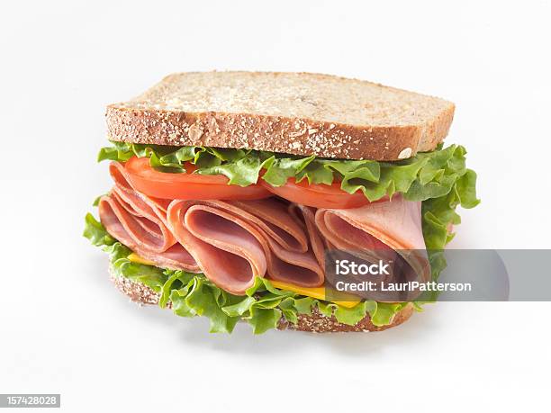 Photo libre de droit de Sandwich Au Jambon banque d'images et plus d'images libres de droit de Sandwich - Sandwich, Jambon, Deli Meat