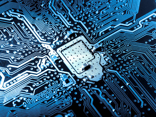 computer circuit board - transistor stock-fotos und bilder