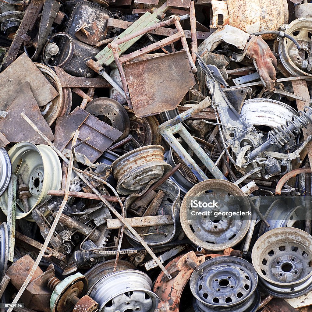 Oxidación chatarra fondo - Foto de stock de Chatarra libre de derechos