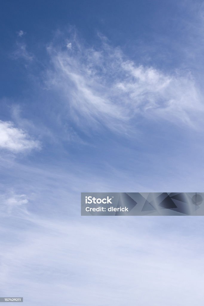 sky only wispy cloud background  Beauty In Nature Stock Photo