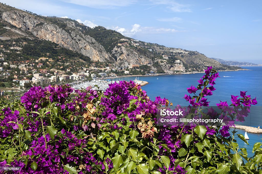 Côte d'Azur à proximité de Nice - Photo de Bleu libre de droits