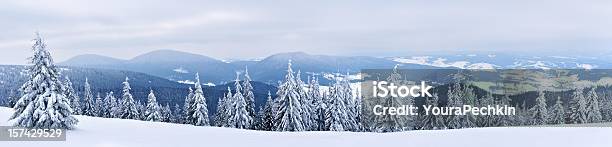 Moutain Panorama Stock Photo - Download Image Now - Beauty In Nature, Blue, Carpathian Mountain Range