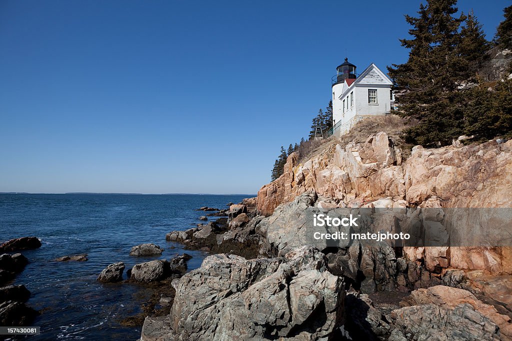 Phare de Bass Harbor - Photo de Acadia National Park libre de droits