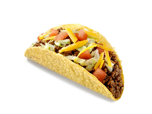 단단함 비프 타코 - beef taco 뉴스 사진 이미지