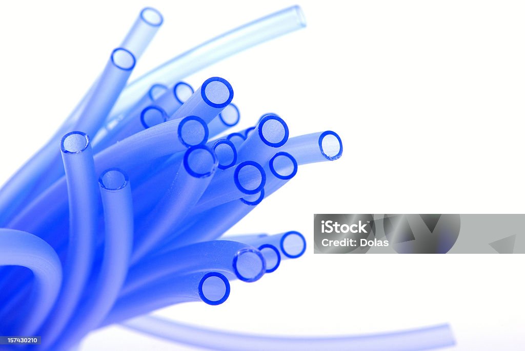 blue Przewody silikonowe - Zbiór zdjęć royalty-free (Silikon)