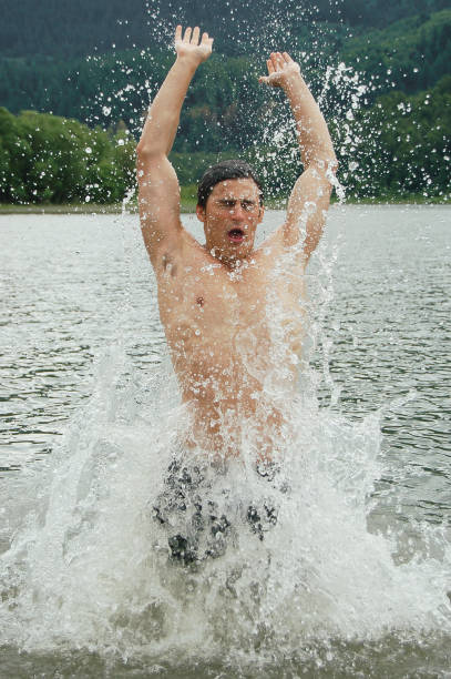 istock Splashing out of the Water 157430245