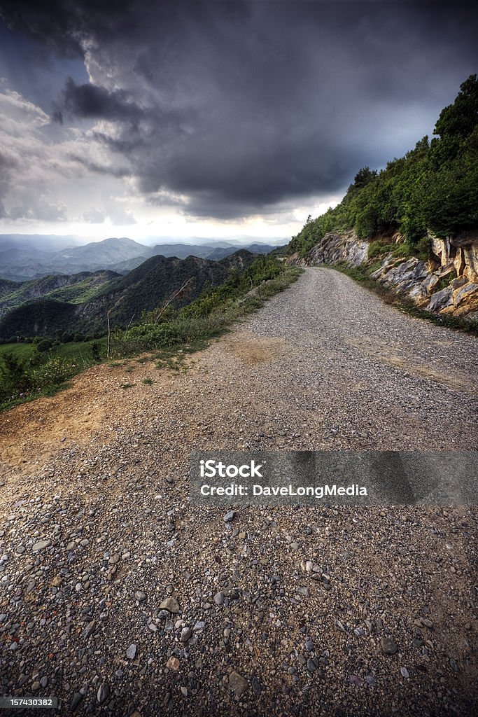 Strada di montagna - Foto stock royalty-free di Albania