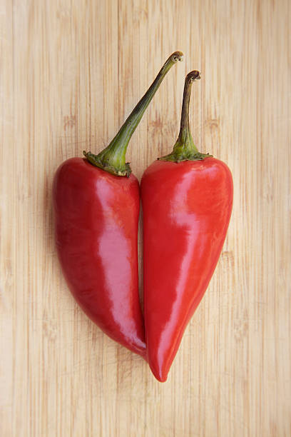Heart Shaped Pepper stock photo