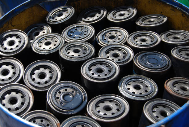 istock used oil filters 157430553