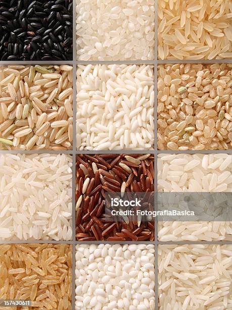 Photo libre de droit de Rice banque d'images et plus d'images libres de droit de Riz - Aliment de base - Riz - Aliment de base, Aliment, Récipient en plastique