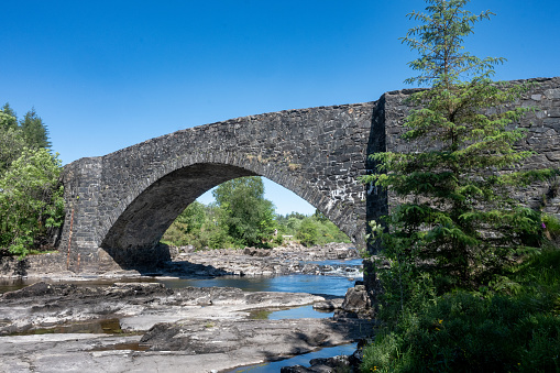 Bridge of Orchy on the West Highland Way in Scotland.