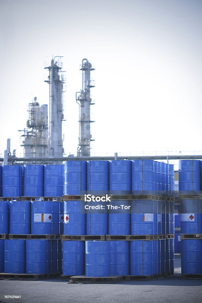 Toxic Waste  Crude Oil Stock Photo