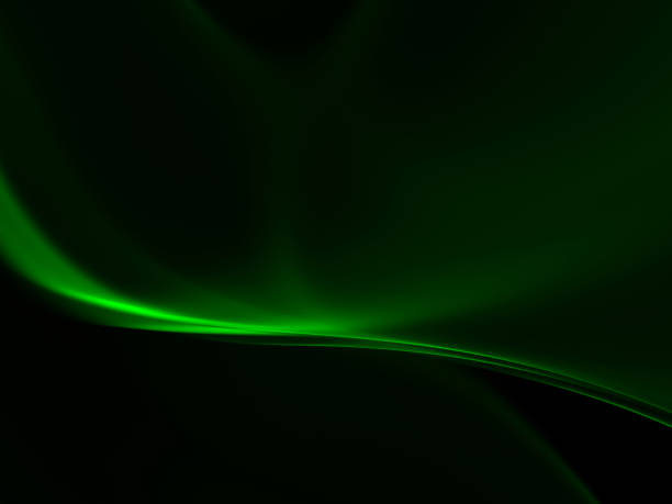 fond abstrait vagues - couleur verte photos et images de collection