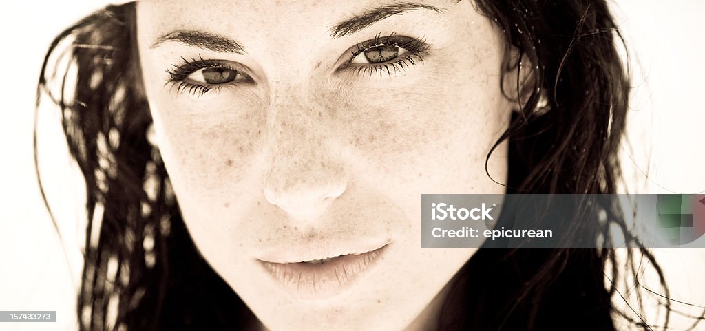 Young woman relaxing on the beach  20-29 Years Stock Photo