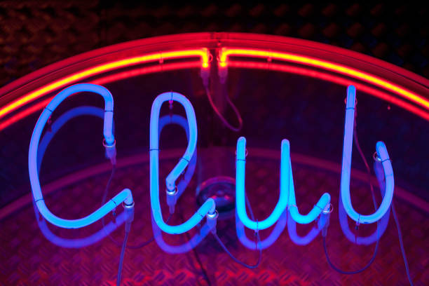 club neon night life strip club stock pictures, royalty-free photos & images