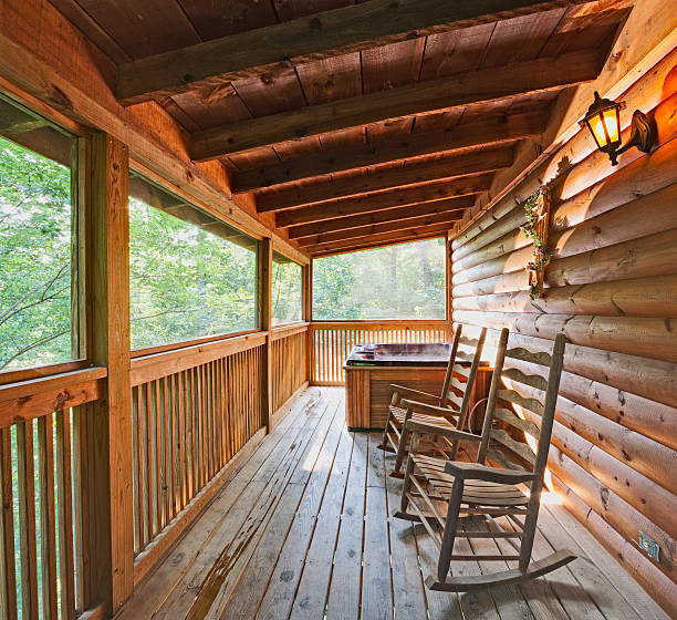 istock Rocking Chairs and a hot tub (XXL) 157433616