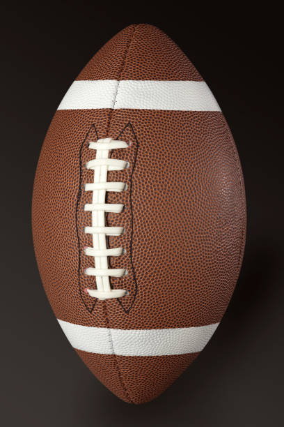 istock Generic American Pigskin Leather Football With Clipping Path 157433867