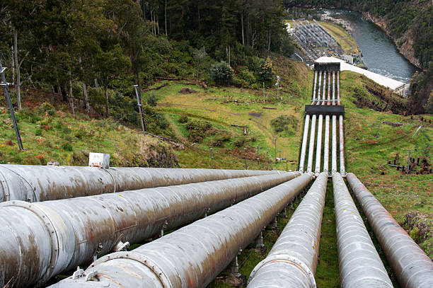 on the  trail of the past at the Vemork power plant in norway