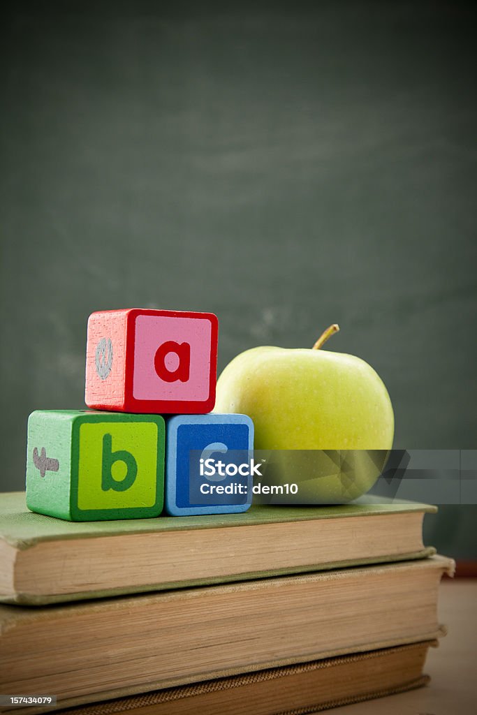 Alphabet de blocs - Photo de Apprentissage libre de droits