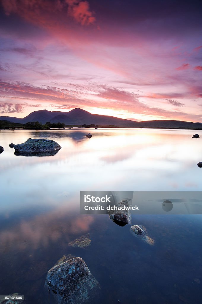 Lochan na h'achlaise - Foto stock royalty-free di Notte