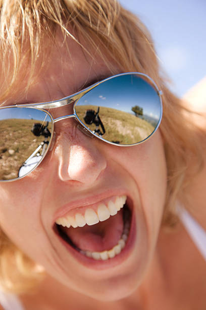 istock Portrait , screaming woman 157434536