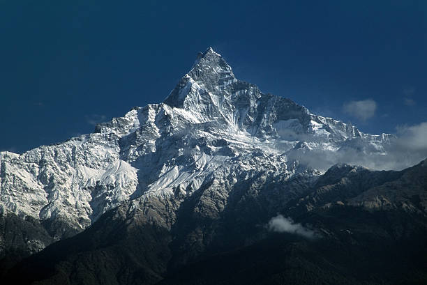 Himalayan mountain Fishtail or Machhapuchare, Nepal.