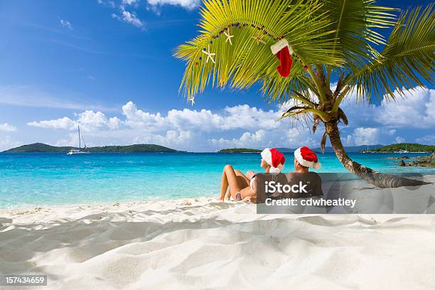 Caribe De Navidad Foto de stock y más banco de imágenes de Navidad - Navidad, Playa, Mar Caribe