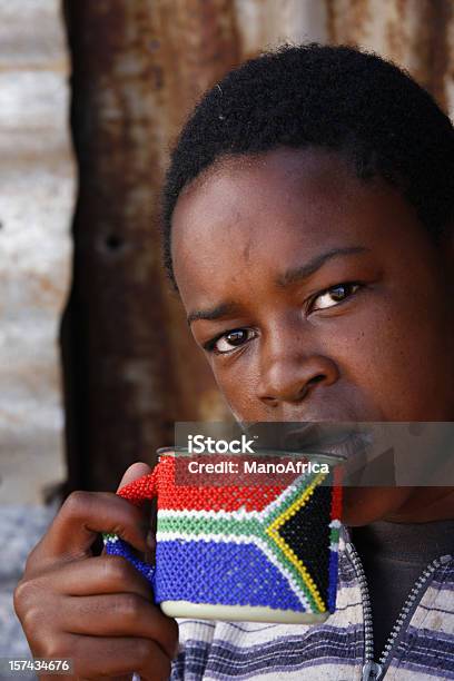 South African Child Drinking Stock Photo - Download Image Now - Africa, African Culture, African Ethnicity