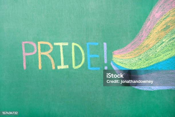 Chalkboard Orgullo Foto de stock y más banco de imágenes de Derechos LGBTQI - Derechos LGBTQI, Arte, Arte y artesanía