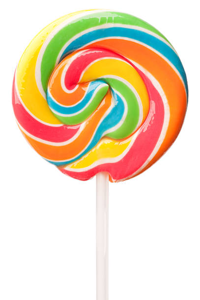 istock Colorful Lollipop isolated on white with path 157434789
