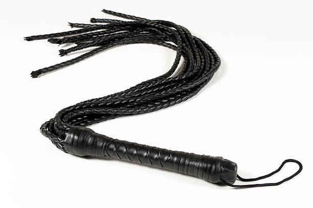 Black Leather Whip adult toy stock pictures, royalty-free photos & images