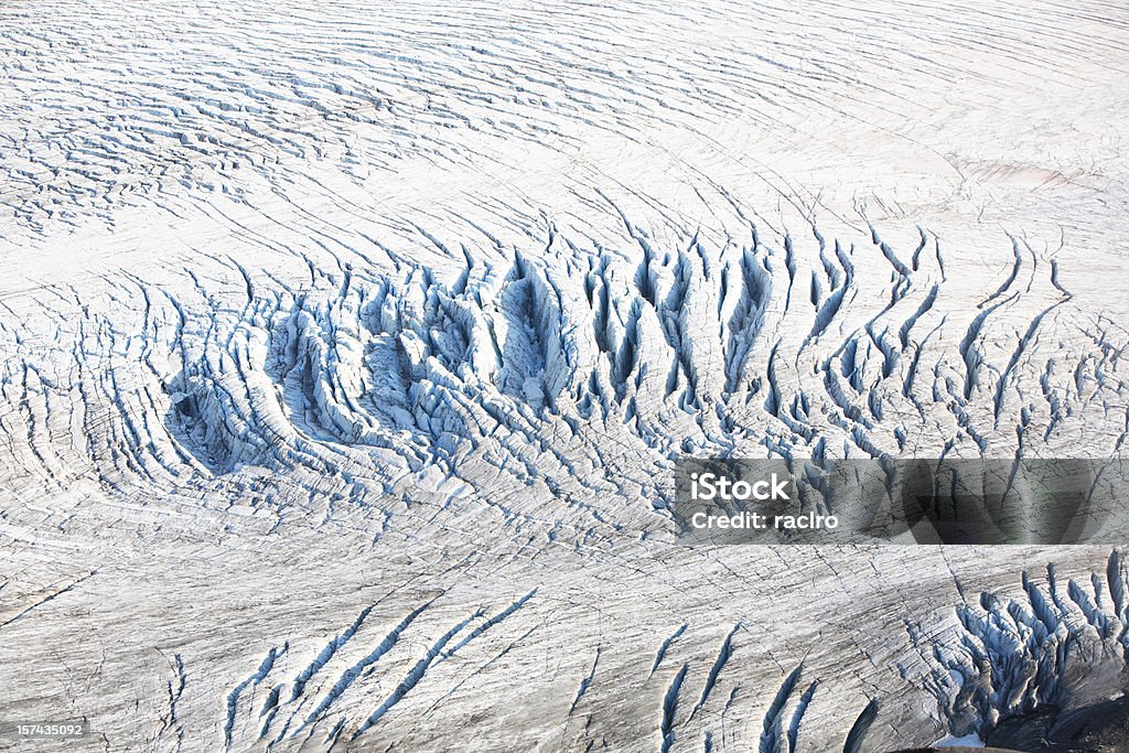 빙하의 크 레바 스 - 로열티 프리 금이 간 스톡 사진