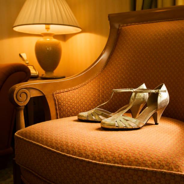 istock golden shoes 157435354