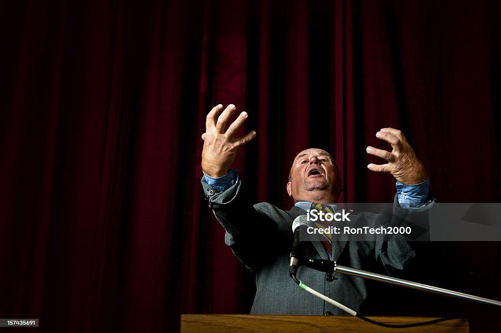 Discours - Photo de Homme politique libre de droits