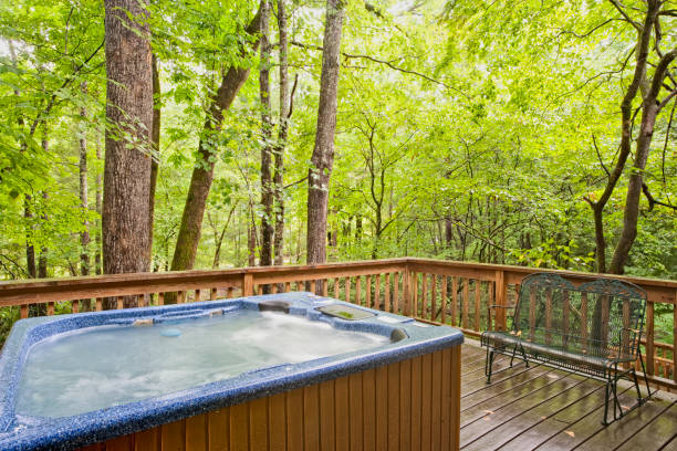 istock Hot Tub in the Woods (XXL) 157435770
