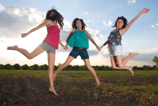 istock Best friends playing around 157435804