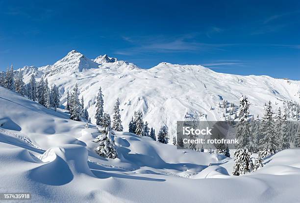 Alpi Austriache Immagine Taglia Xxxl - Fotografie stock e altre immagini di Valle di Montafon - Valle di Montafon, Inverno, Alpi