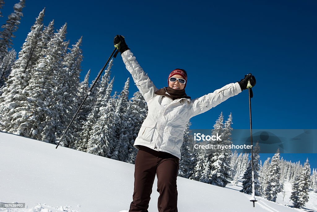 ski cielo - Foto de stock de Actividad libre de derechos