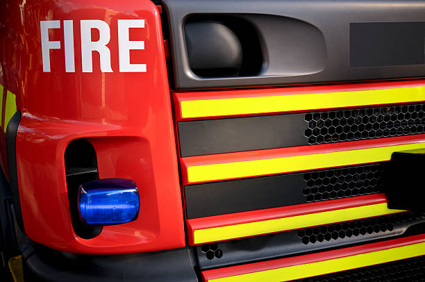 istock Close Up the Front of Fire Truck 157436125
